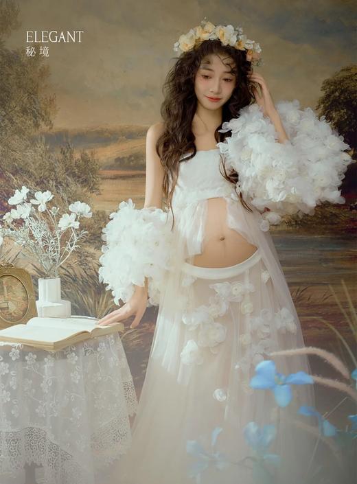 【限时0元免费拍】全国连锁「玛瑞莎」孕妇照4张精修底片，准爸爸和大宝可入境 商品图3