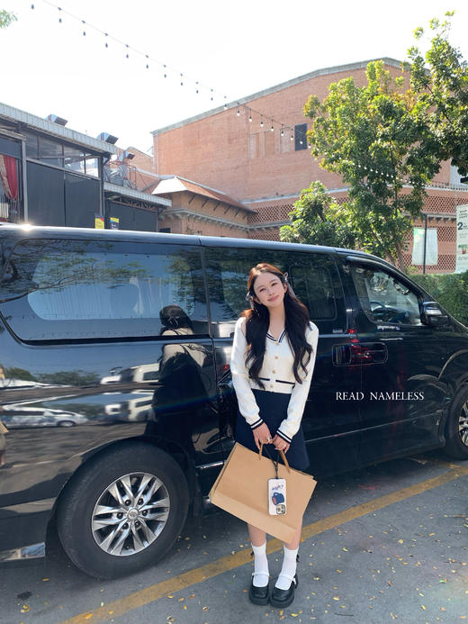 Read Nameless /海军风羊毛金扣上衣+藏青色韩版裙裤 2025/2/27 商品图4