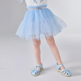 笛莎Deesha 童装女童半裙2025夏新款女童浪漫闪亮蓬蓬裙