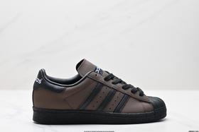 阿迪达斯adidas Superstar三叶草贝壳头低帮休闲运动板鞋lF6187男女鞋