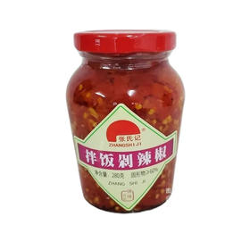 张氏记拌饭酱剁辣椒酱家用厨房炒菜调味料理280g（6970533471391 
）