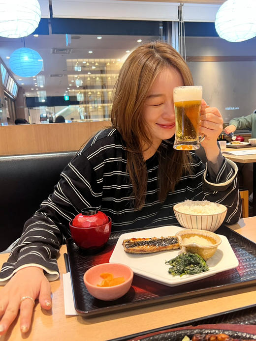 2502403   羊毛真丝 条纹长袖T 商品图2