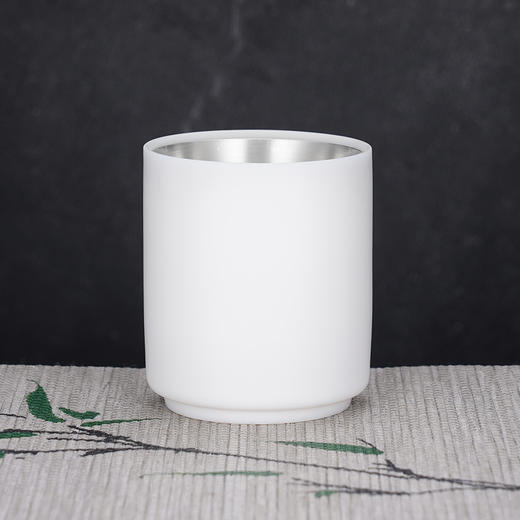 子佩集S999银【君子无忧】茶具【HYT001】纯银茶杯摆件-梅兰菊竹2412 商品图5