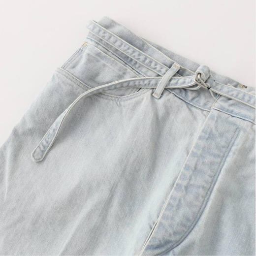 blurhms 12.9oz Denim Narrow Belted 女装成衣染色锥形牛仔裤 商品图1