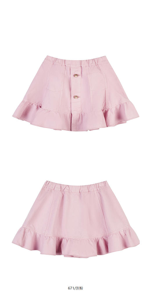 jnby  25年春款   短款腰裙  1P2D11370 商品图11
