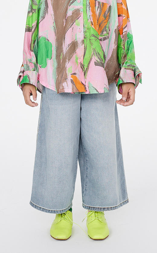 jnby  25年春款  牛仔九分裤  1P2E10990 商品图3