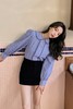 amadella 早春复古娃娃领格纹衬衫 15819 商品缩略图5