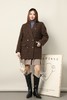 amadella 棕咖色格纹学院风西装双面呢大衣 17712 商品缩略图1