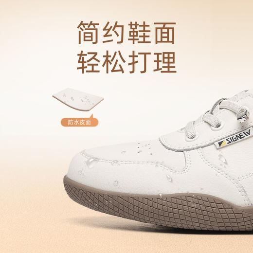 信诺舒适真皮软底女鞋2025小白鞋新款平底单鞋妈妈超软休闲皮鞋子5C5336-1T 商品图3