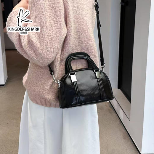 经典鲨2025年新品精致小巧可爱手提斜挎包女KGB53-5197831 商品图3