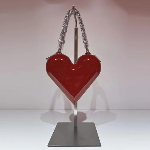 GCDS 女士爱心手提包 红色 A2OW5604AB445 商品图0