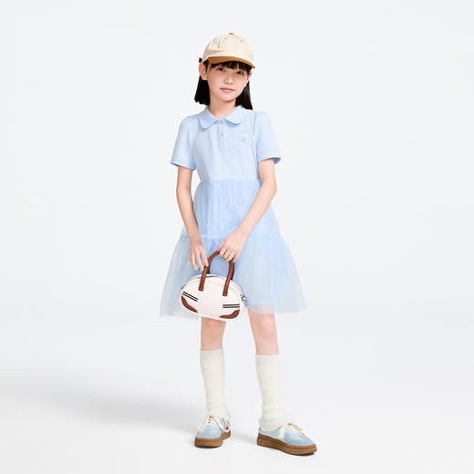 女童短袖连衣裙夏季新款安奈儿童装EG523042 商品图3