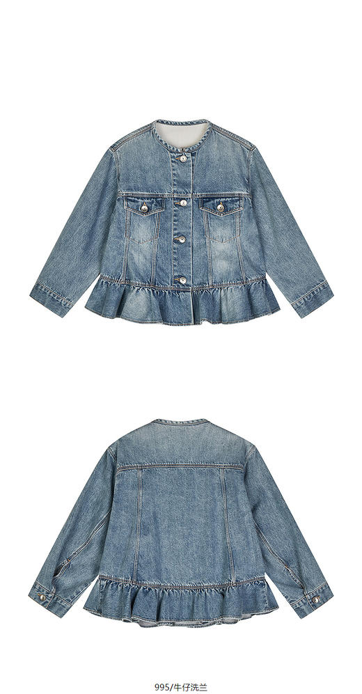jnby   25年春款  牛仔夹克  1P2611280 商品图12