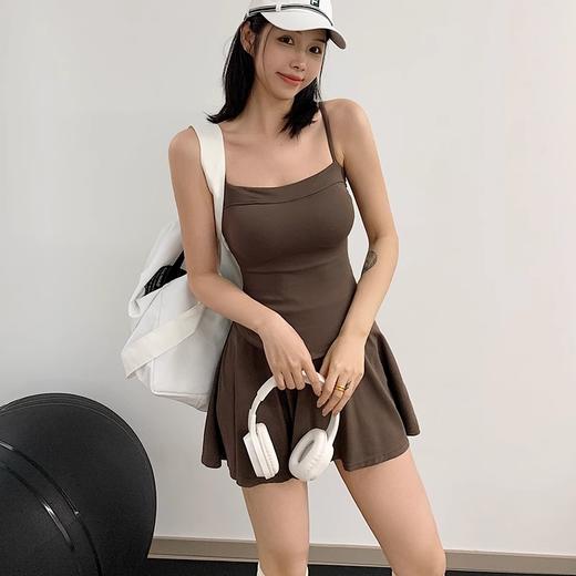 跃牌【禅语梵心】细带美背运动背心女双层外穿健身瑜伽内衣舒适普拉提健身文胸春夏WX5148 商品图3