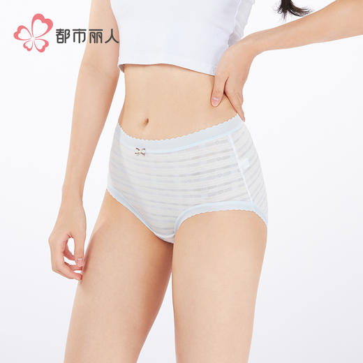 都市丽人舒肤棉纯棉系列NC提花平角裤LKH5C8 商品图2