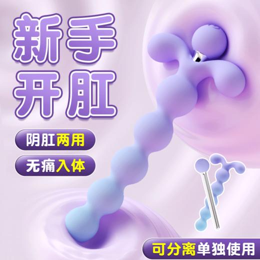 谜姬 花蕊后庭按摩器震动后庭开发新手开肛 SM肛塞新手扩肛器前列腺按摩器后庭开发器 商品图1