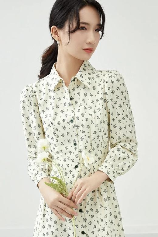 SENTUBILA尚都比拉 清新撞色披肩两件套连衣裙 15757 商品图2