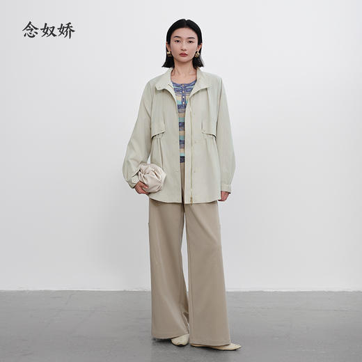 【商场同款】CNG5374 “轻便风衣”  卡其绿 一手长风衣 商品图5