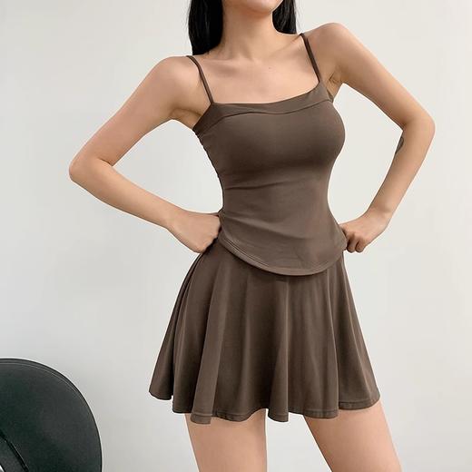 跃牌【禅语梵心】细带美背运动背心女双层外穿健身瑜伽内衣舒适普拉提健身文胸春夏WX5148 商品图4