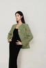 Le Malene 绿色精致圆领口袋纽扣外套 17722 商品缩略图3
