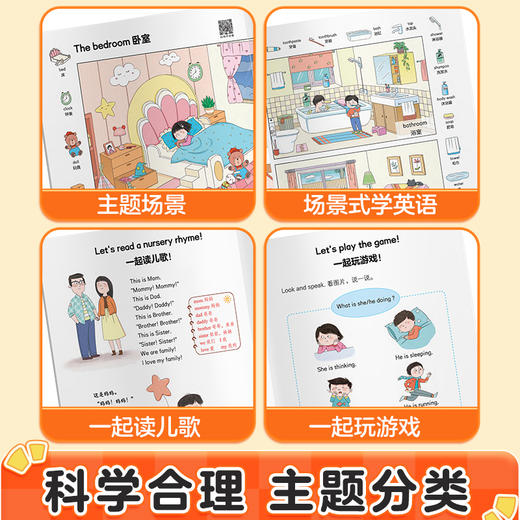 儿童双语词汇情景大书.我和我的家 商品图1