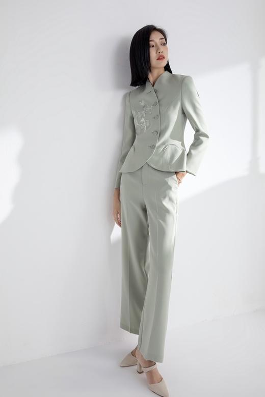 Le Malene 气质设计款国风西装长裤套装 15779 商品图3