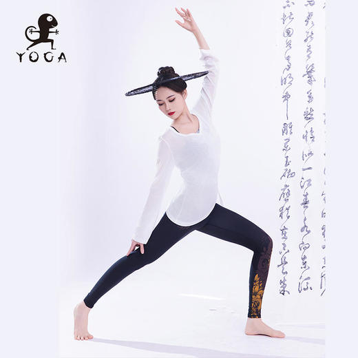 【现货秒发】壁虎瑜伽【2502SY330】桃心领瑜伽长袖罩衫 商品图2