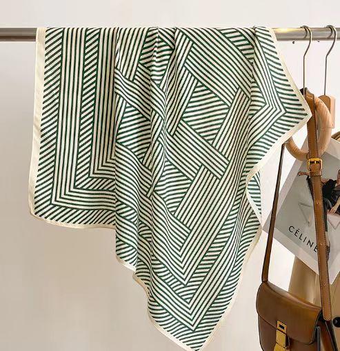 FS竹纤维女士时尚印花竹棉大方巾036 商品图5