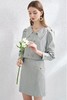 OUNIXUE/欧昵雪 娃娃翻领单排扣上衣半裙两件套装 15658 商品缩略图0