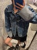 【外套】明星同款水晶宽袖口烫钻高级感牛仔外套-喜出 商品缩略图11