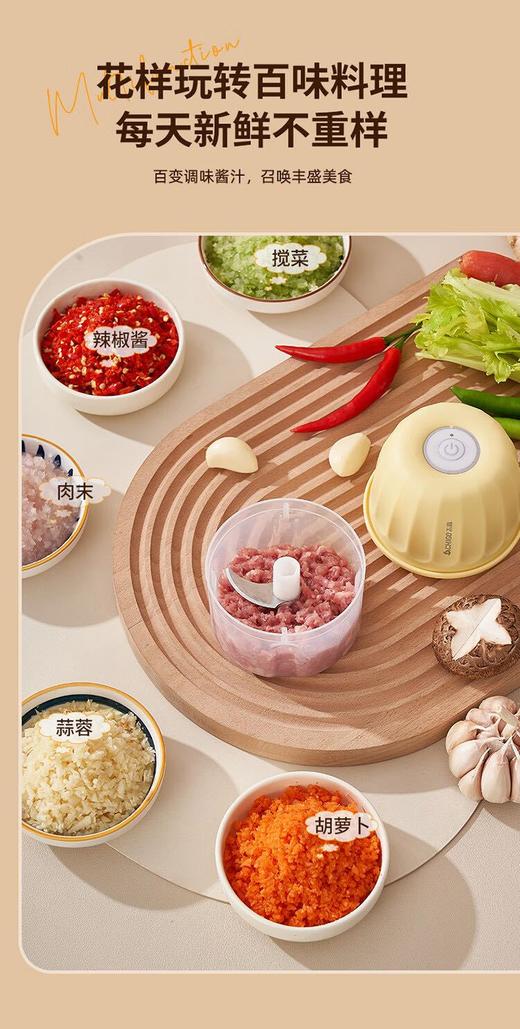 【家居百货】爆款在售5000+厨房料理神器 【志高CHIGO 无线电动食物料理机】 宝宝辅食和居家料理必备无线便携 商品图3