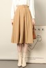 OCTAVIA 气质茶色中长款半裙 16443 商品缩略图0