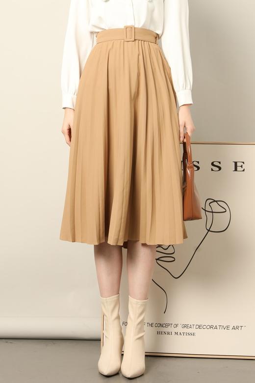 OCTAVIA 气质茶色中长款半裙 16443 商品图0