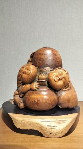 童乐竹根雕