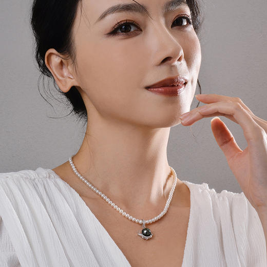 Manreya玛芮雅“时光漫旅”大溪地珍珠项链气质高雅项链 商品图2