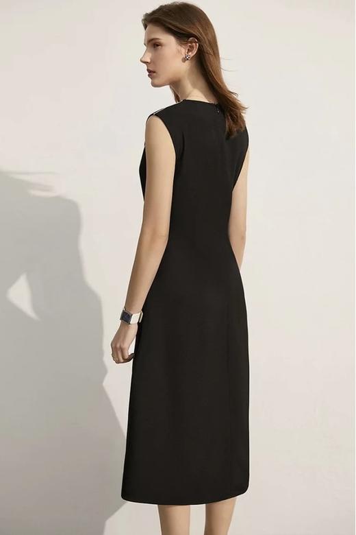 AMII/艾米 极简通勤简约线条连衣裙 15749 商品图2