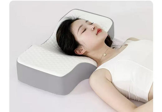 亚马逊订单售价799！正品mdnsme蝴蝶枕！
磁石按摩枕💆跨境热卖，慢回弹异型护颈枕侧睡枕单人护颈记忆枕带 商品图9