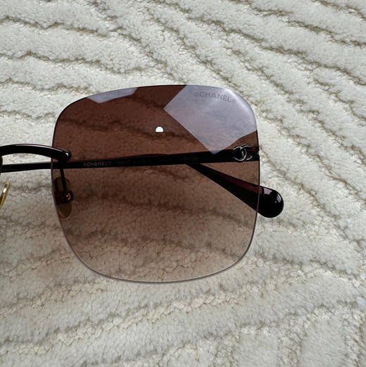 渠道货钛合金香奈儿方形太阳镜 商品图5