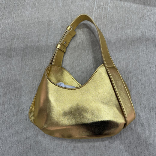 GCDS 女士字母徽标手提包 金色 A2CW5004A0002 商品图1