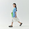 棵初25年春夏新款童装经典条纹T恤撞色连衣裙亲子装廓形拼接长裙 商品缩略图2