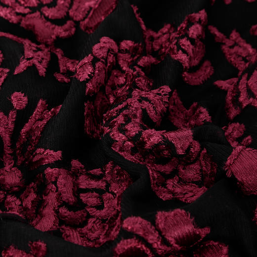 QE806斯尔丽2025春季新款新式提花面料浪漫收腰放摆显瘦气质高雅旗袍 商品图8