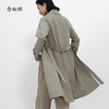 【商场同款】CNG5362 “悠然风衣”  苔藓绿色低调自然 显瘦中长风衣 商品缩略图9