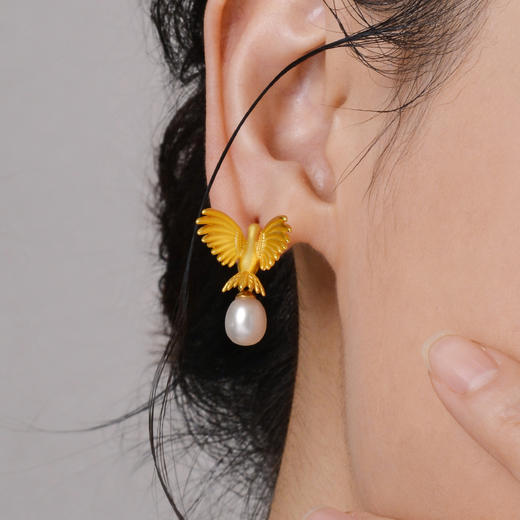 Manreya玛芮雅“乘风”淡水珍珠耳钉 商品图6