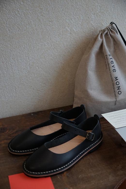 STEVE MONO 植物鞣制手工皮鞋(黑色) 商品图5