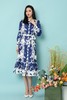 ELLA JADE 国风青花瓷收腰鱼尾连衣裙 15785 商品缩略图4