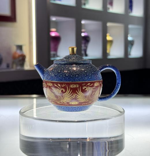 素炉钧描金凤凰壶 商品图0