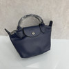 LONGCHAMP 珑骧 Le Pliage Cuir 17 饺子包手提斜挎包 全皮 迷你 女款 （CB） 商品缩略图1