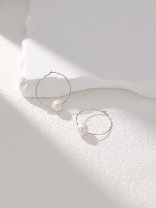 IIPO宜珠宜宝极简圆形耳环925银(礼盒装) 商品图2