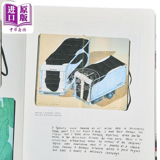 【中商原版】Sketched Out: Artistic Sketchbooks and Journals Unveiled 进口艺术 涂鸦草稿本：揭开艺术素描本和日记的面纱 商品图8