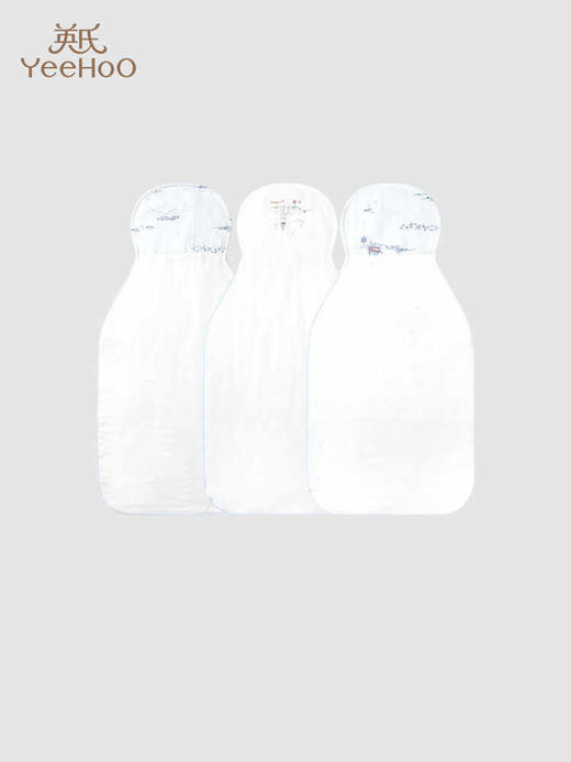 英氏婴儿吸汗巾宝宝垫背巾赛柔丝抑菌3条装2025新款YMGDJ0Q091A 商品图0